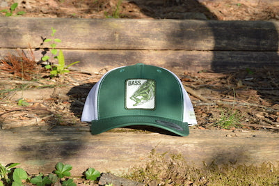 BASS Trucker Hat- EVERGREEN – South Scales Apparel