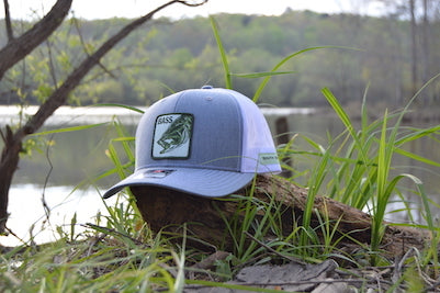 BASS Trucker Hat- Heather Grey – South Scales Apparel